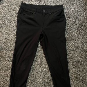 lululemon athletica Men's Black Pants - Classic Athletic Trousers